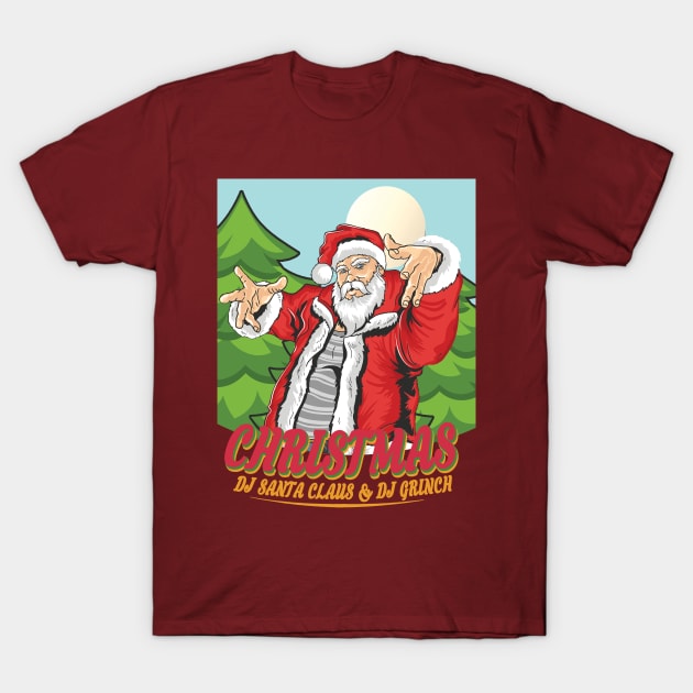 funny christmas Dj T-Shirt by joyTrends